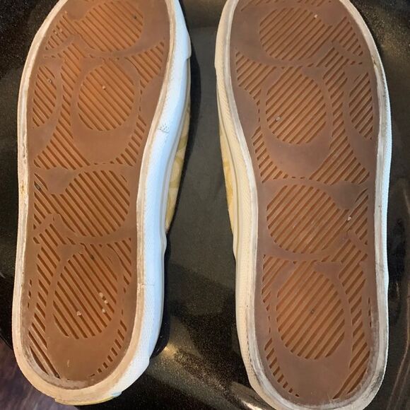 Coach Signature Tan and Orange Bonny P229 Sandals Sz 8 - Picture 3 of 6